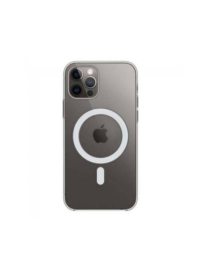 MARGOUN Magnetic Case Wireless Magsafe Absorption Cover for iPhone 13 Pro Clear - Image 1