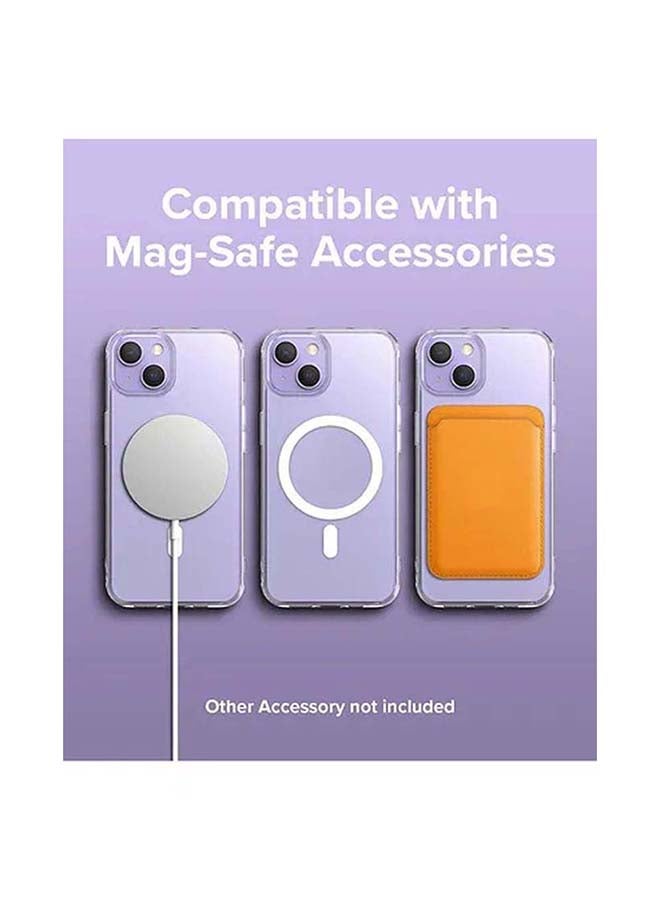MARGOUN Magnetic Case Wireless Magsafe Absorption Cover for iPhone 13 Clear Clear - Image 3
