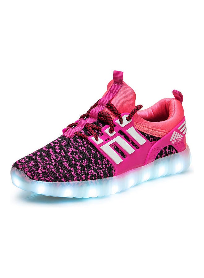 Generic Kids Fashion Lamp Low Top Sneakers Roseo/Black  - Image 1