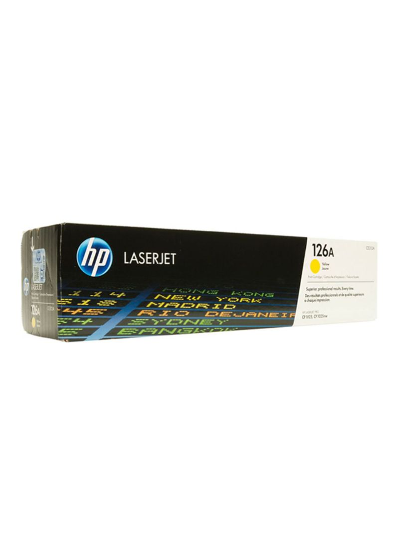 HP 126A Original Laserjet Toner Cartridge CE312A Yellow - Image 1