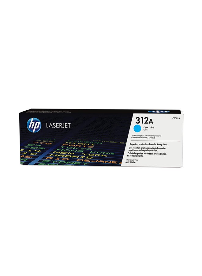 HP Original Laserjet Toner Cartridge CF381A Cyan - Image 1