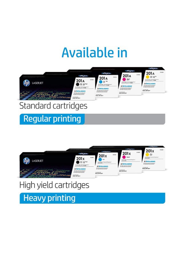 HP خرطوشة حبر أصلية لطابعة ليزر جت طراز CF400A أسود - Image 5