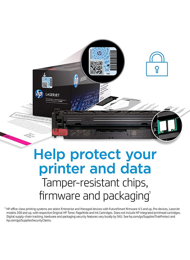 HP - HP 203A Black Original LaserJet Toner Cartridge [CF540A] | Works with HP LaserJet Pro M254, M280, M281 Printers - Black - Image 1