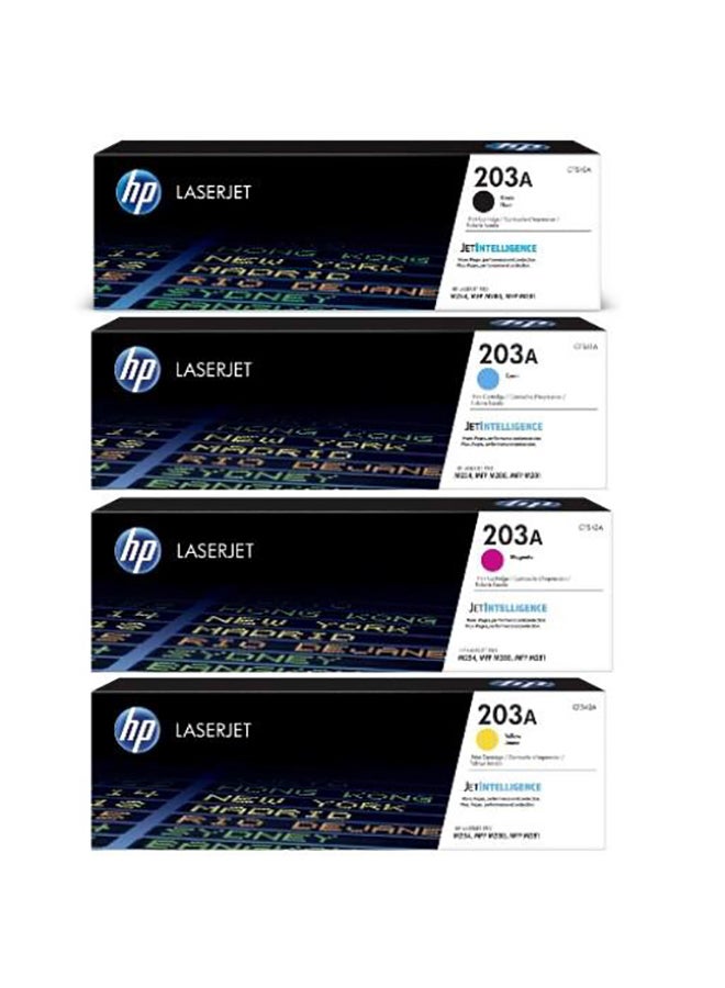 HP - HP 203A Black Original LaserJet Toner Cartridge [CF540A] | Works with HP LaserJet Pro M254, M280, M281 Printers - Black - Image 1