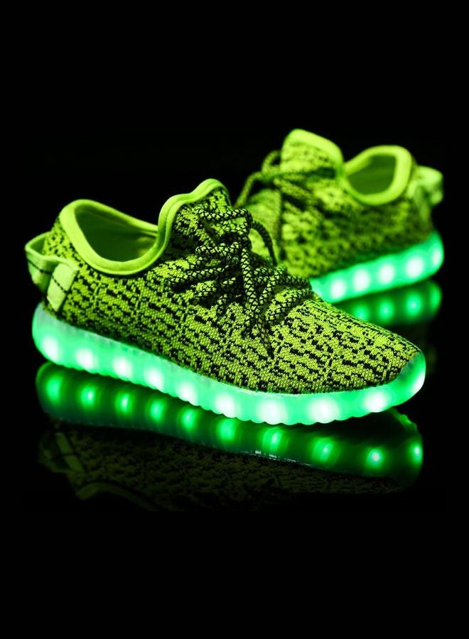 Generic Kids Flying Coconut Lamp Low Top Sneakers Green  - Image 2