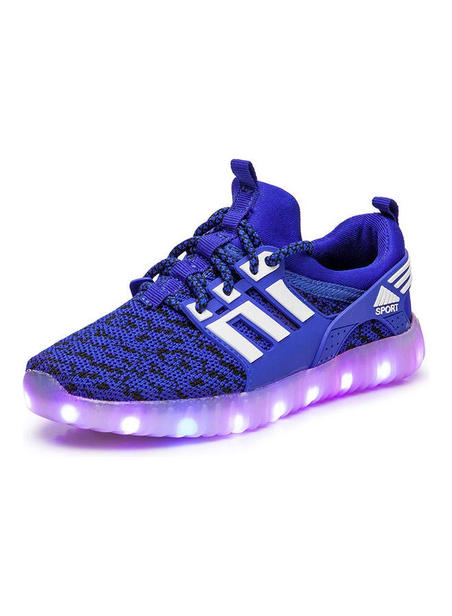 Generic Kids Fashion Lamp Low Top Sneakers Blue/Black  - Image 1