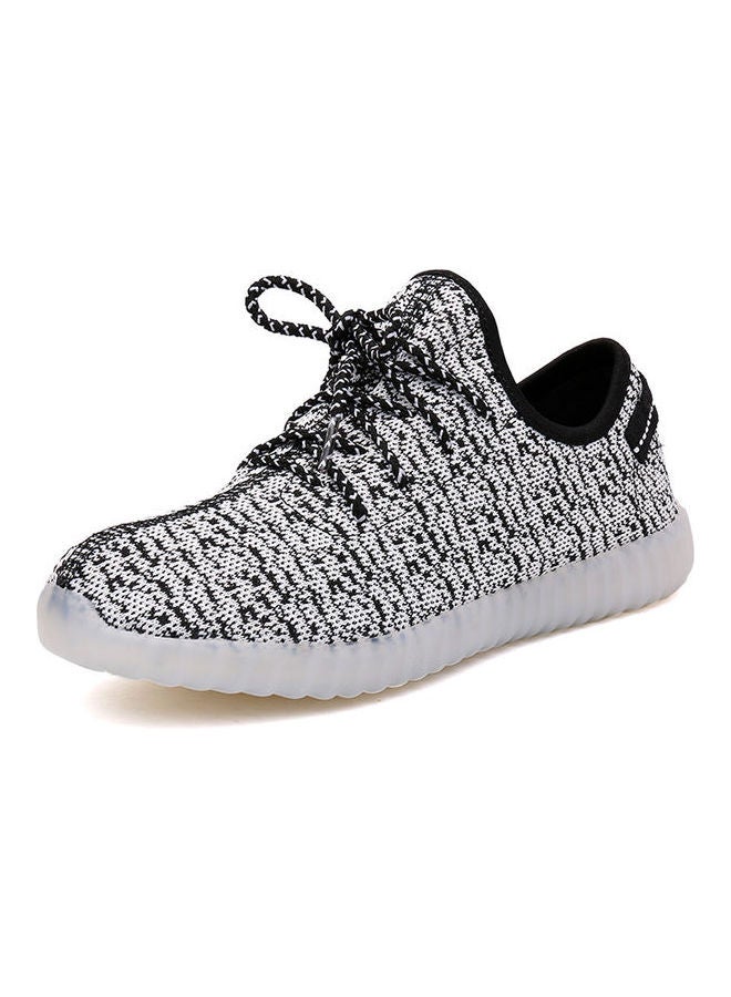 Generic Kids Flying Coconut Lamp Low Top Sneakers Black/White  - Image 1