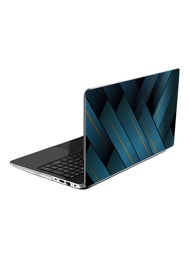 Zigzag Printed Laptop Skin For Laptops-279 Multicolour