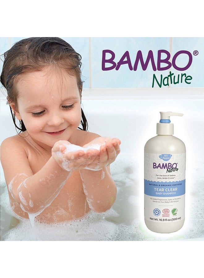 BAMBO NATURE Natural and Organic Tear Clear Baby Shampoo - 500 ml  - Image 2