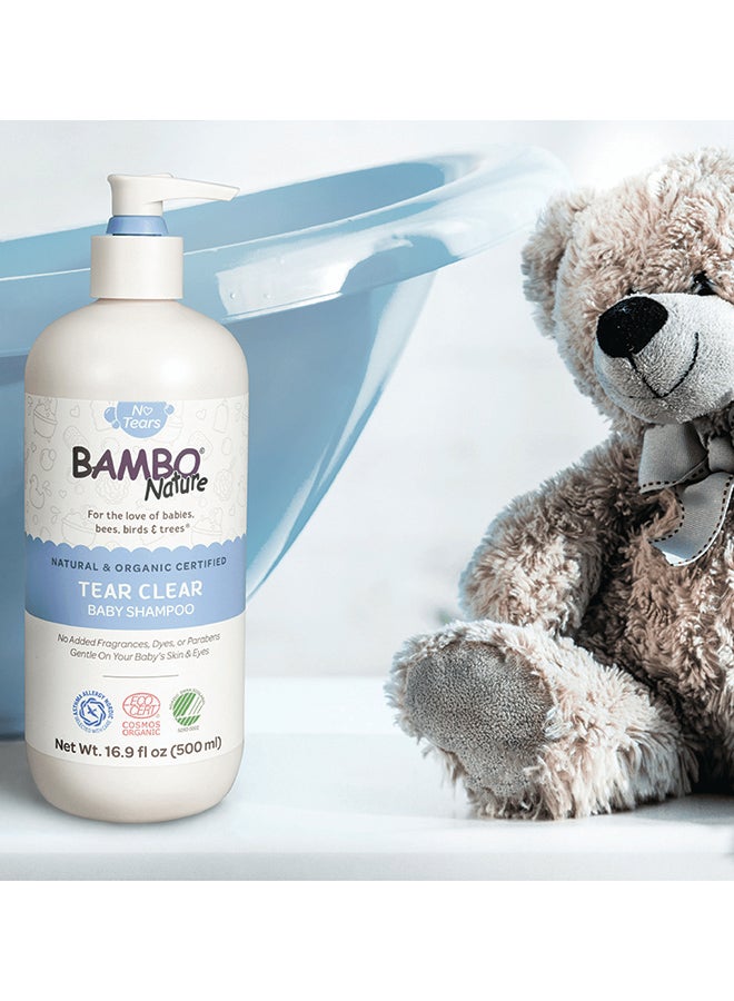 BAMBO NATURE Natural and Organic Tear Clear Baby Shampoo - 500 ml  - Image 3