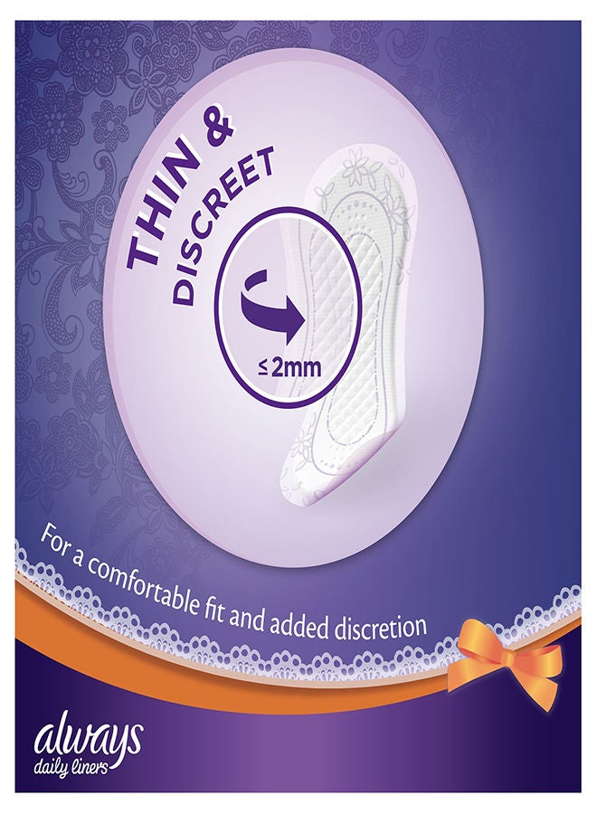 Daily Liners Comfort Protect Individually Wrapped Pantyliners, 40 Count - v1635850883/N14455127A_4