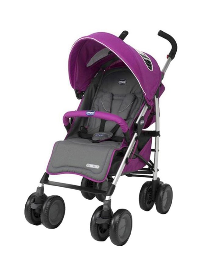 Chicco Multiway Evo Stroller, Wide Seat - Pink/Grey  - Image 1