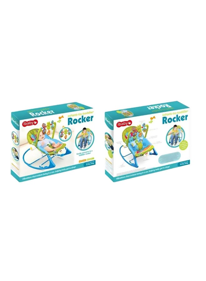 ibaby - Infant To Toddler Recliner Portable Foldable Unique Design Vibratonal Rocker For Baby - Image 1