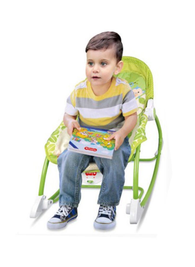 ibaby Infant-To-Toddler Rocker Chair - Green/White/Yellow  - Image 2