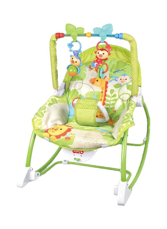 ibaby Infant-To-Toddler Rocker Chair - Green/White/Yellow  - Image 1