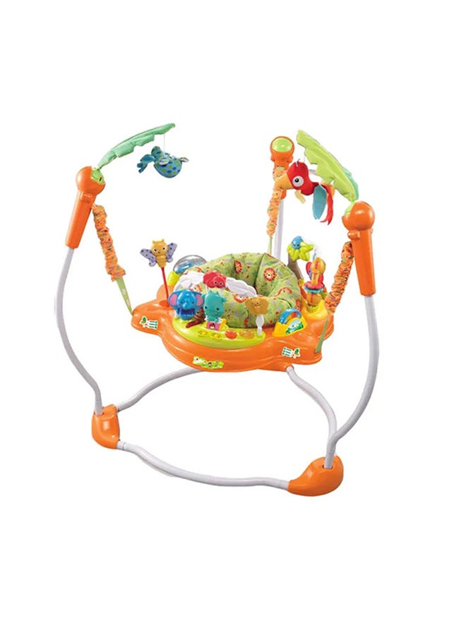 Baby love Adjustable Spinning Seat Sturdy Durable Jungle Jumper With Light And Music Cradle  - Image 1