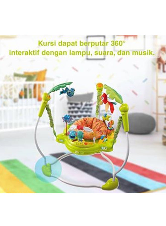 Baby love Jumparoo Rainforest Baby Bouncing Jumper Walker With Music And Lights  - Image 3