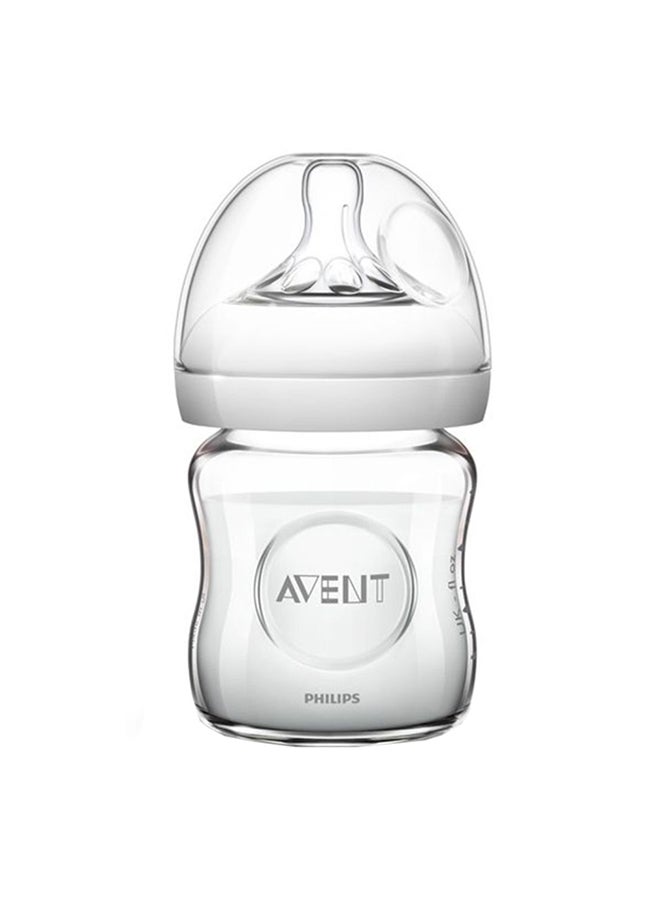 Philips Avent Natural Glass Feeding Bottle 120ml - Image 1