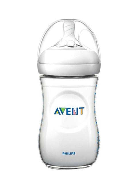 Natural Baby Feeding Bottle, 260 ml, Clear