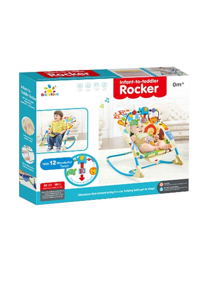 Baby love Musical Baby Rocking Chair  - Image 2