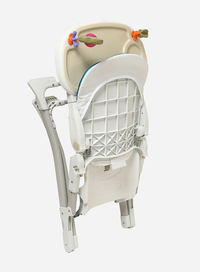 Baby love Portable Folding Baby Compact High Chair With Dining Tray And Activity Toy  - Image 5