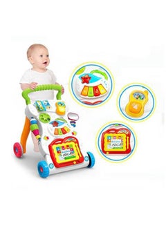 HUANGER Piano Pattern Baby Musical Walker  - Image 3