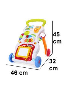HUANGER Piano Pattern Baby Musical Walker  - Image 5