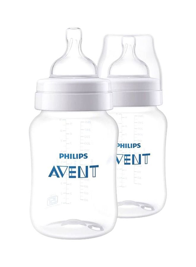 Philips Avent 2-Piece Anti Colic Feeding Bottle Set 260ml - Image 1