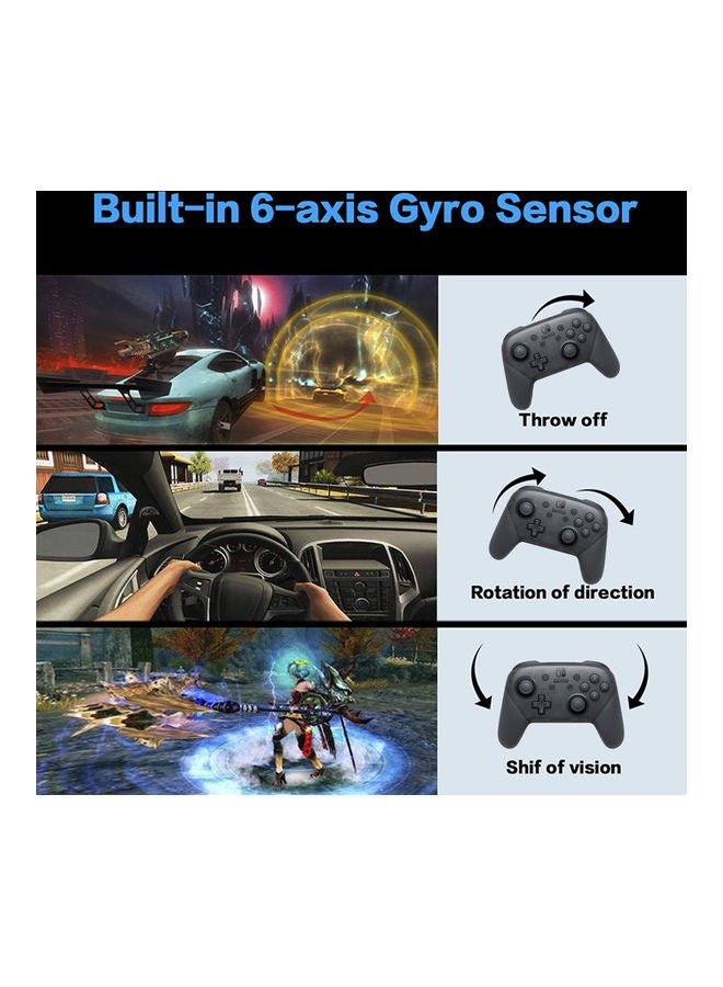 Arabest Wireless Switch Pro Controller With Function Bluetooth Gamepad - Image 4