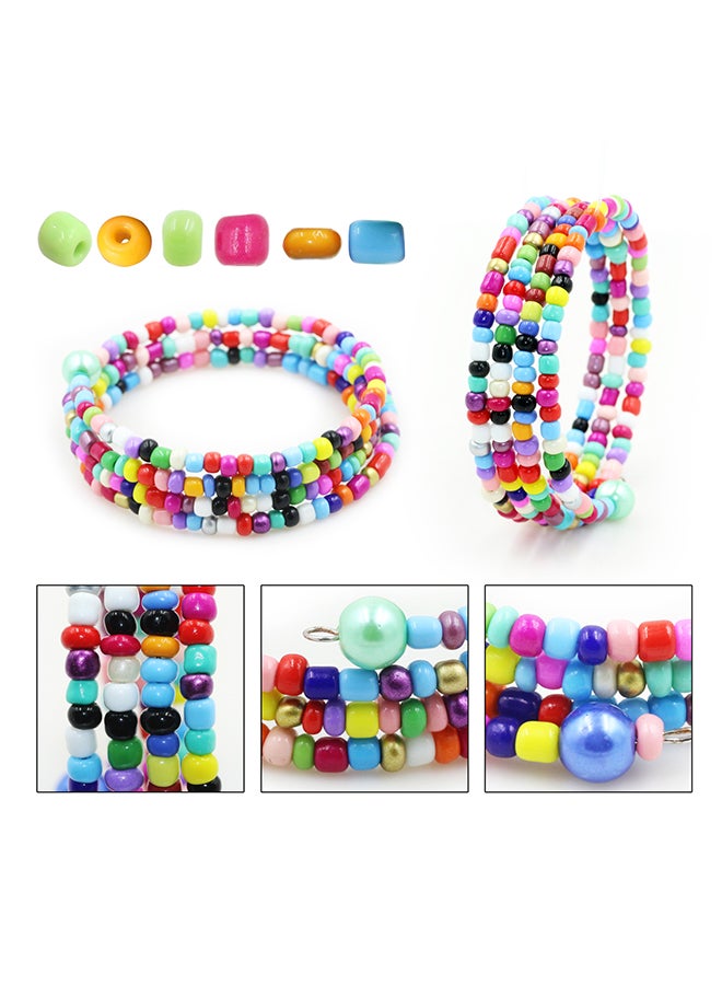 ESSEN 3800 Seed Beads With 250 Alphabet Letters DIY Bracelet Craft Kit 14x2.5x21cm  - Image 5