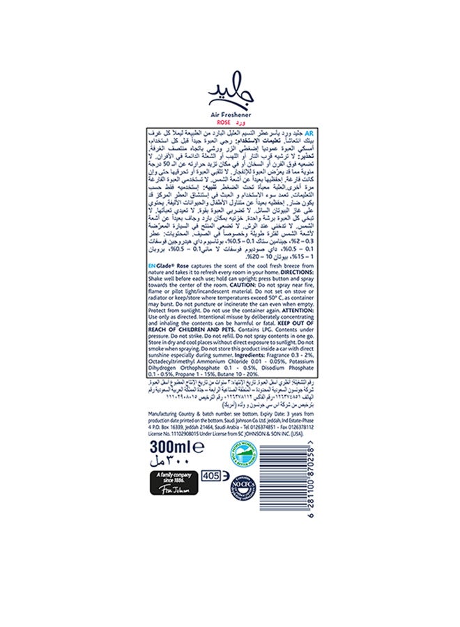 Glade Air Freshener Spray Rose 300ml  - Image 2