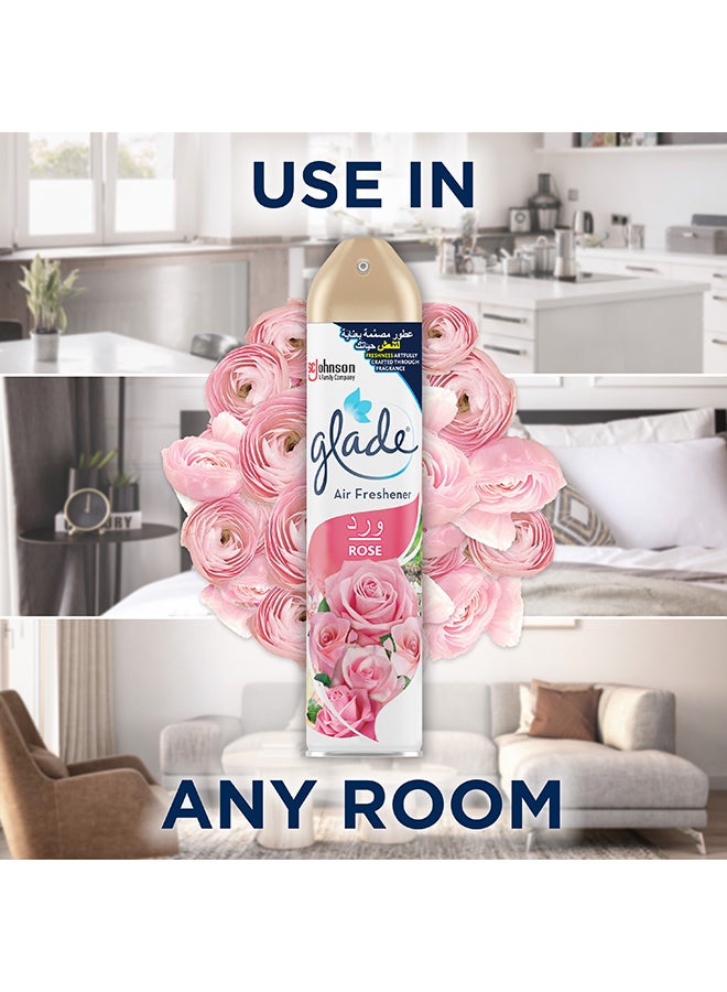 Glade Air Freshener Spray Rose 300ml  - Image 5
