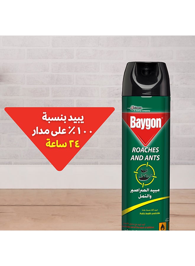 Baygon - Roach And Ant Insect Killer Green 400ml - Image 1