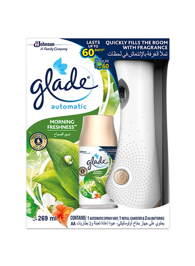 Glade Automatic Spray Holder Morning Freshness White 269ml  - Image 1
