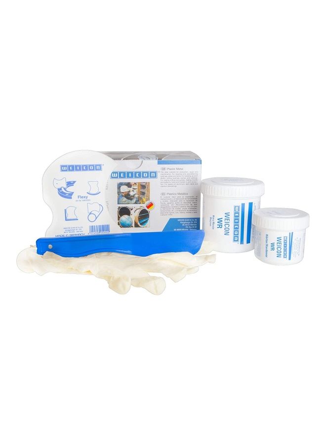 Weicon Wr Epoxy Resin Plastic Steel 500 G For Metal With Heavy Friction Black 200grams - Image 1