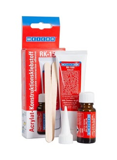 Plastic-Bond 24 Ml Structural Adhesive For Plastic, Aluminium, Steel And Many More Yellow/Transparent 60grams