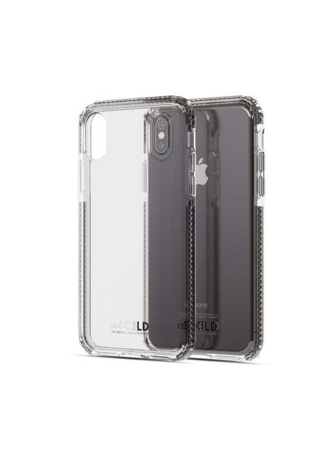 iPhone XS/X Defend Heavy Impact Case and Tempered Glass Screen Protector Clear