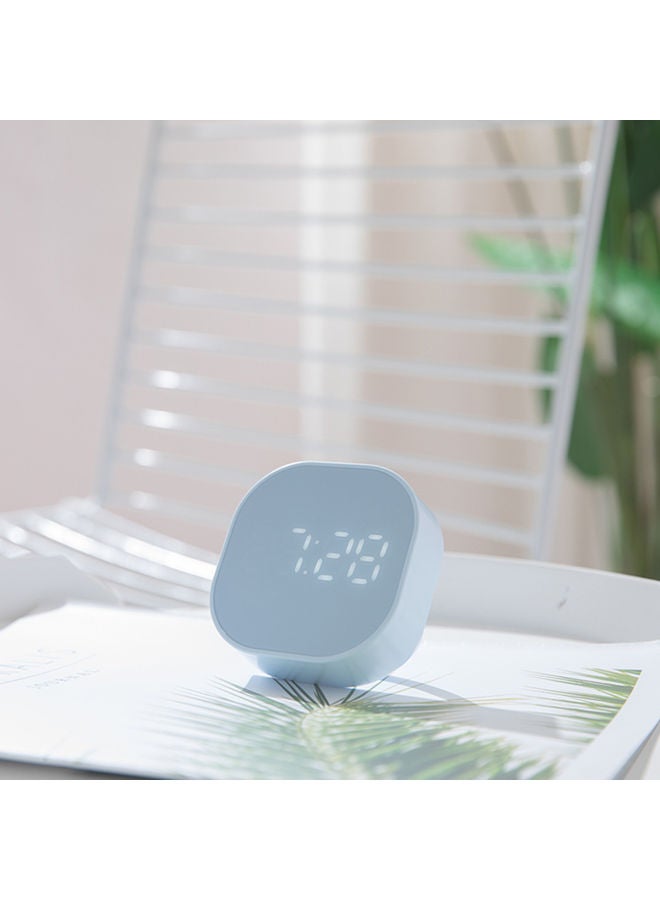 USB Indoor Thermometer Digital Alarm Clock With Magnetic Countdown Timer for Cooking in Kitchen Blue 12.50 x 2.60 x 8.50cm - Image 2