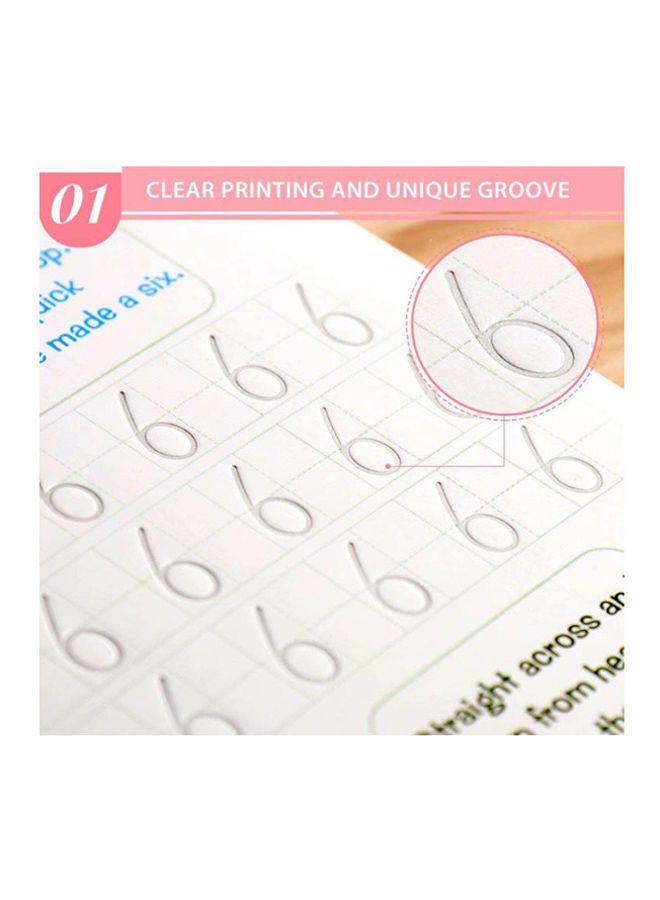 Arabest 4-Piece Sank Magic Practice Copybook And Workbook Multicolour  - Image 2