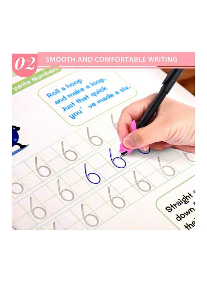Arabest 4-Piece Sank Magic Practice Copybook And Workbook Multicolour  - Image 3