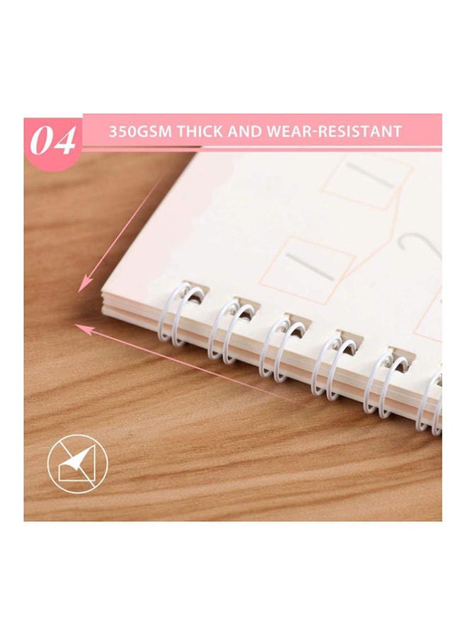 Arabest 4-Piece Sank Magic Practice Copybook And Workbook Multicolour  - Image 4