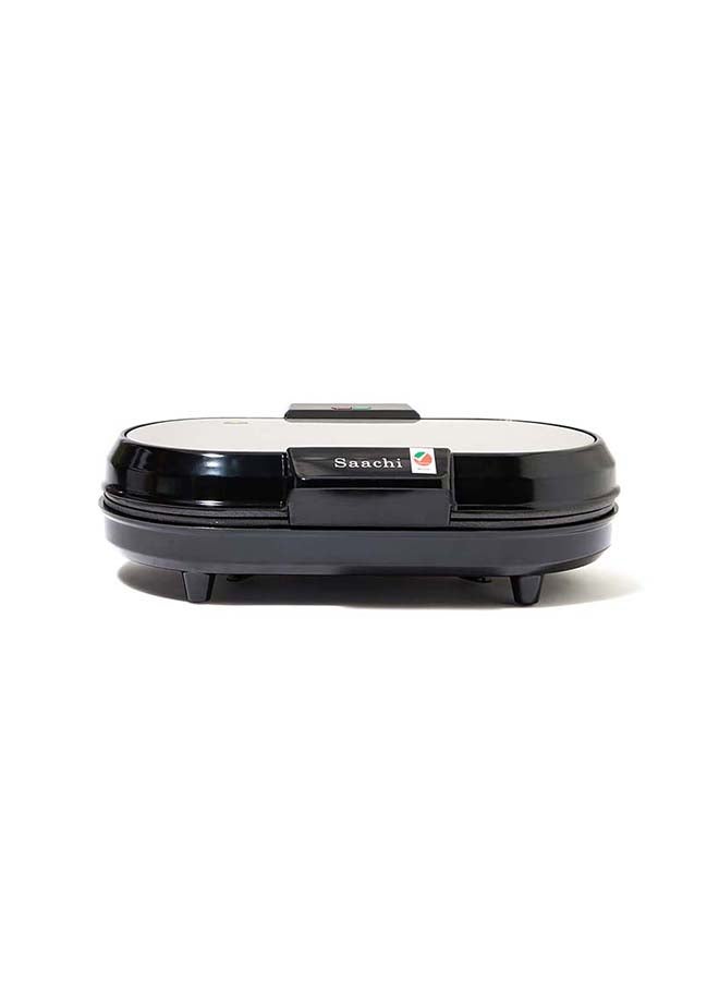 Saachi - Double Waffle Maker NL-WM-1551-BK With Mini Heart-Shaped Waffles 1200 W NL-WM-1551-BK Black - Image 1