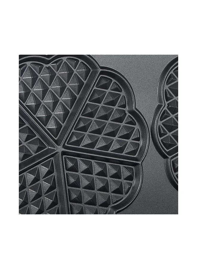 Saachi Double Waffle Maker NL-WM-1551-BK With Mini Heart-Shaped Waffles 1200 W NL-WM-1551-BK Black