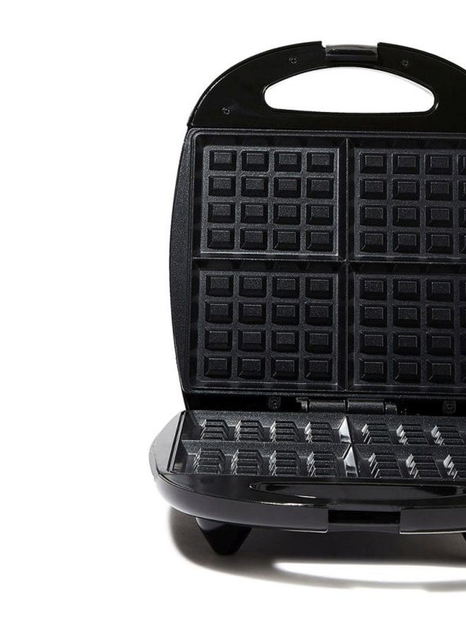 Saachi - Waffle Maker NL-WM-1562-BK With A Square Grid Design 1300.0 W NL-WM-1562-BK Black - Image 1