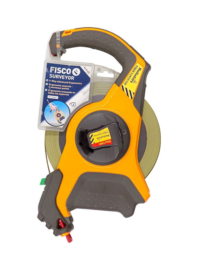 FISCO Surveyor Tufcote Measuring Tape Multicolour 30meter  - Image 1