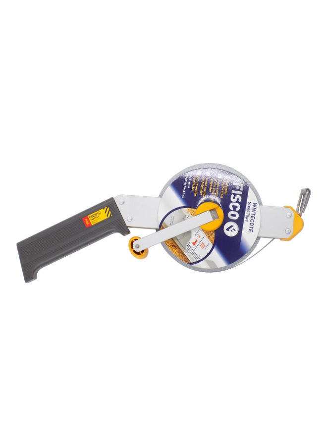 FISCO Tracker Measuring Tape Black/Yellow/Silver 50meter  - Image 1