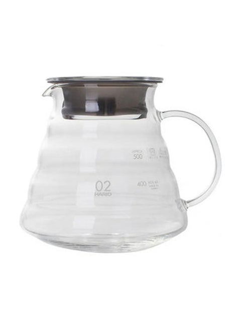 Coffee Jug With Filter Clear 600ml