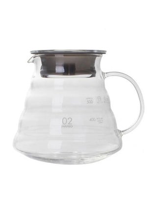V60 Range Server Glass White 600ml Heat Resistant Glass Range Coffee Server | Pour Over Coffee Tea Server | Pot Carafe Hand Drip Coffee Jug Decanter |Transparent | Kettle Coffee Maker Teapot White 600ml - v1635859440/N41251387A_1