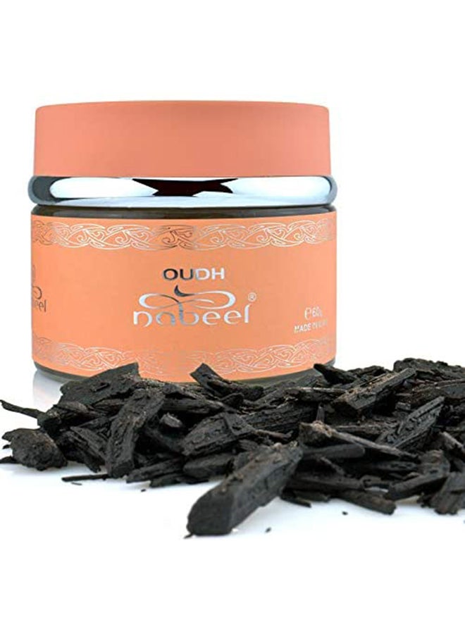 Nabeel - Oud Burning Bakhoor Incense Chips Black 60grams - Image 1