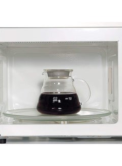 Hario V60 Range Server Glass White 600ml Heat Resistant Glass Range Coffee Server | Pour Over Coffee Tea Server | Pot Carafe Hand Drip Coffee Jug Decanter |Transparent | Kettle Coffee Maker Teapot White 600ml  - Image 4